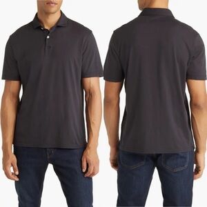 Peter Millar Crown Crafted Journeyman 100% Pima Cotton Polo Washed Black Size XL